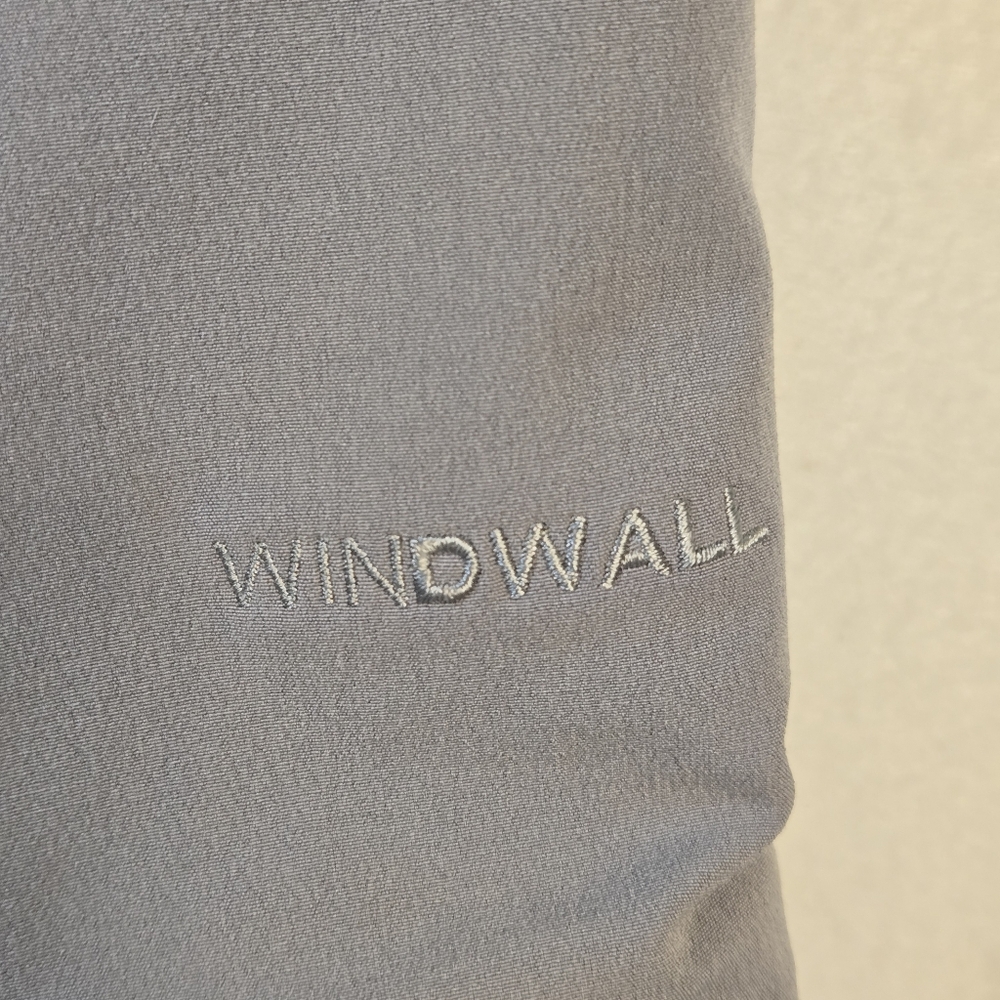 The North Face WINDWALL Full Zip Gray Jacket Lined‎ Sz Small Excellent Condition - Picture 4 of 13